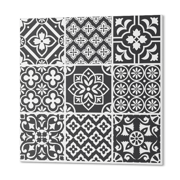 Panou decorativ bucatarie pătrat Geometrie elegantă sub formă de plăci