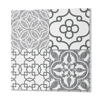 Panou decorativ bucatarie pătrat Aranjarea modelelor geometrice