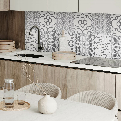 Panou decorativ bucatarie pătrat Aranjarea modelelor geometrice