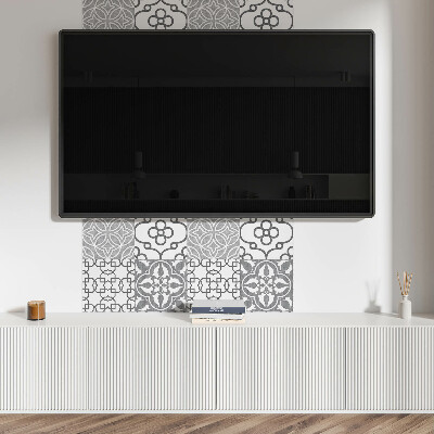 Panou decorativ bucatarie pătrat Aranjarea modelelor geometrice