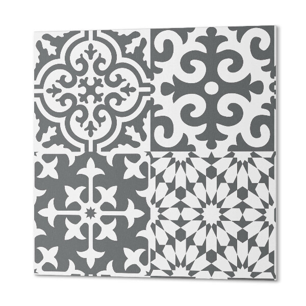 Panou decorativ pătrat Modele elegante pe gresie
