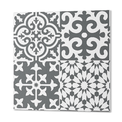 Panou decorativ pătrat Modele elegante pe gresie
