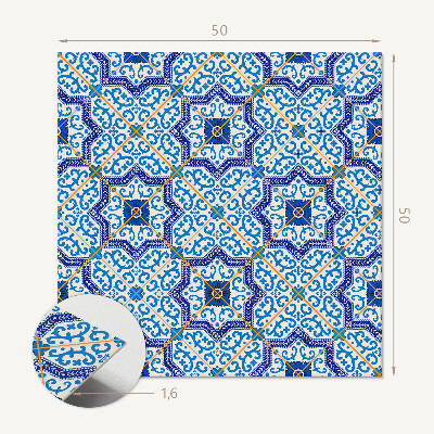 Panou decorativ bucatarie pătrat Ornamente elegante într-o ediție artistică