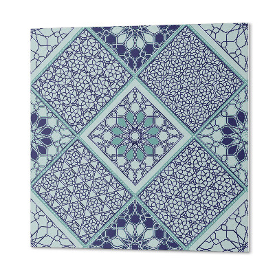 Panou decorativ bucatarie pătrat Mozaicuri elegante cu motive geometrice