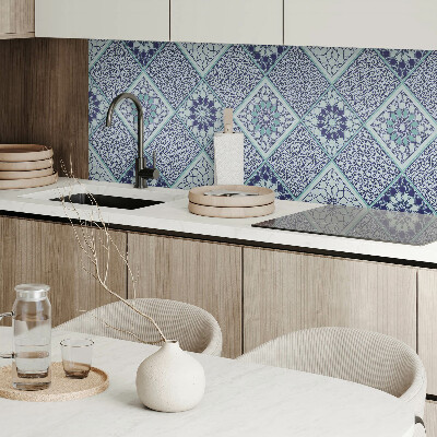 Panou decorativ bucatarie pătrat Mozaicuri elegante cu motive geometrice