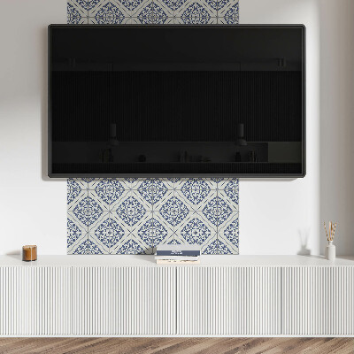 Panou decorativ bucatarie pătrat Inspirări grafice florale