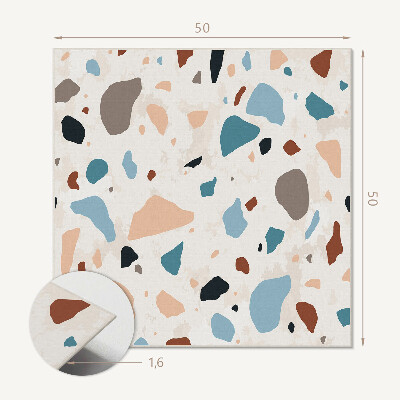 Panou decorativ pătrat Design elegant, cu accente de piatră
