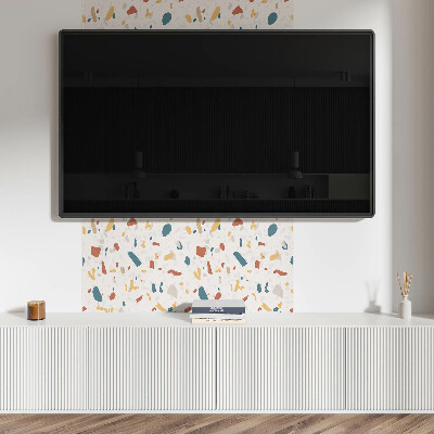 Panou decorativ bucatarie pătrat Motiv elegant cu forme abstracte