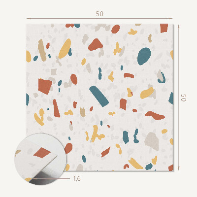 Panou decorativ bucatarie pătrat Motiv elegant cu forme abstracte