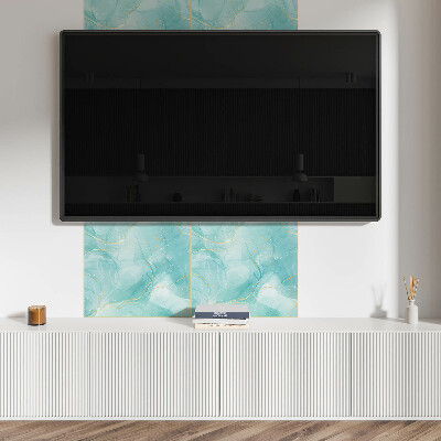 Panou decorativ pătrat Motiv abstract sub formă de linii curgătoare