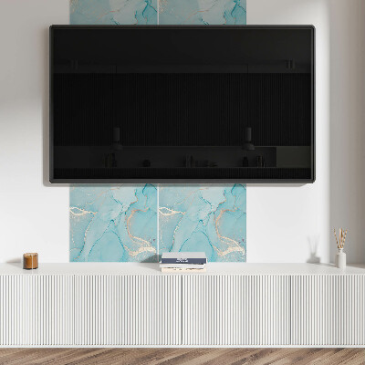 Panou decorativ pătrat Design abstract în forme fluide