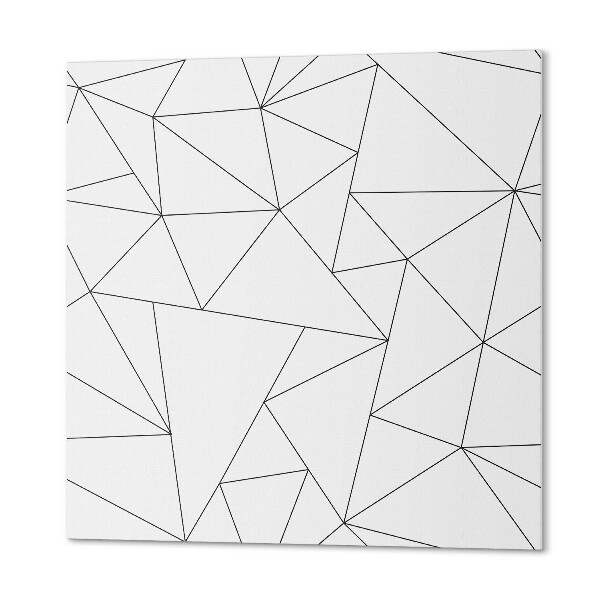 Panou decorativ pătrat Forme triunghiulare într-o versiune modernă