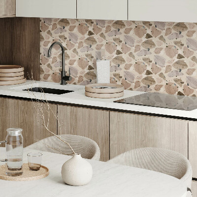 Panou decorativ bucatarie pătrat Modele moderne de piatră