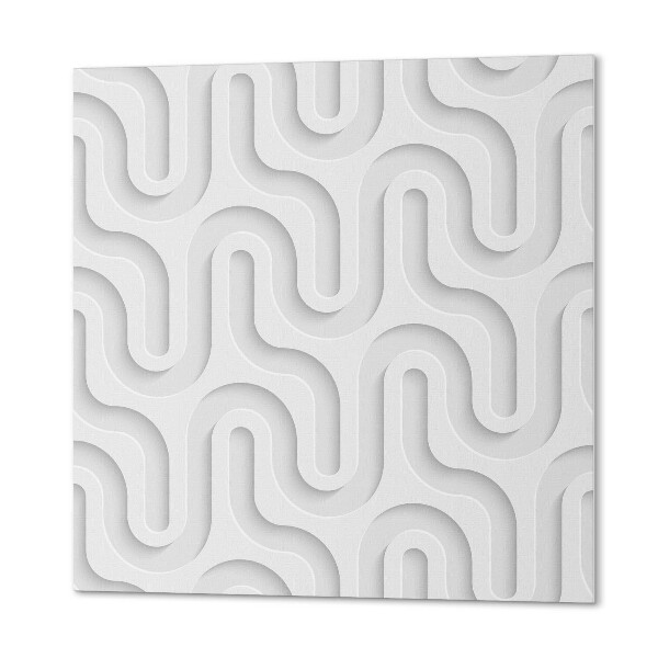 Panou decorativ pătrat Valuri în efect 3D