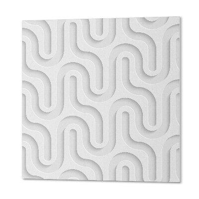 Panou decorativ pătrat Valuri în efect 3D