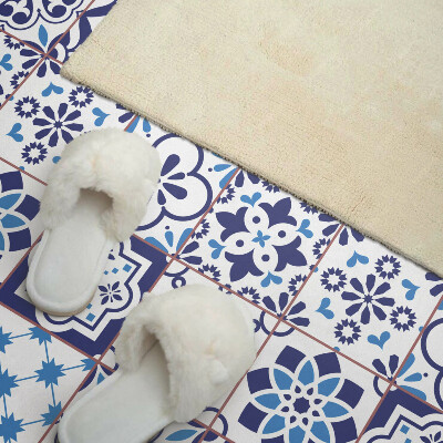 Panou decorativ bucatarie pătrat Motive cu gresie în forme geometrice