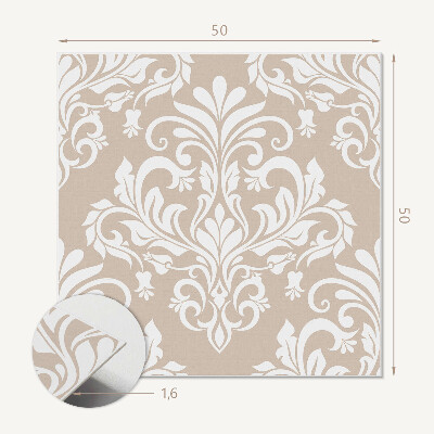 Panou decorativ pătrat Model floral șic