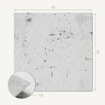 Panou decorativ bucatarie pătrat Textura de beton minimalistă