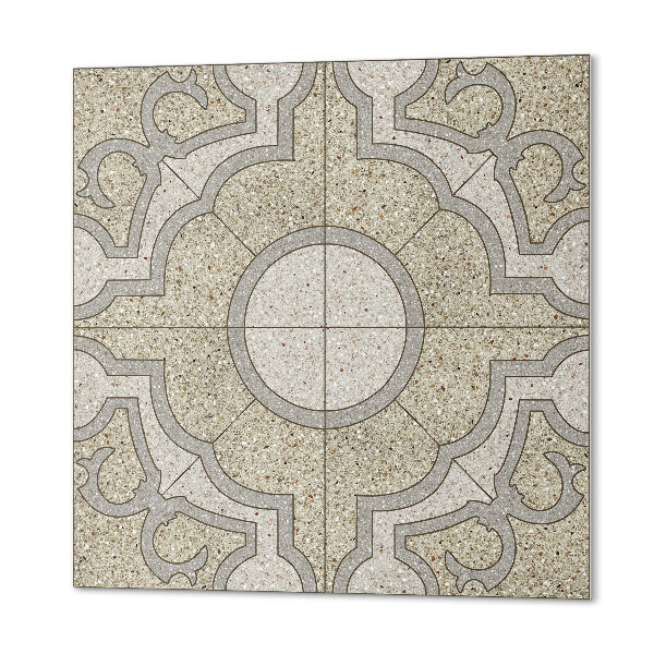 Panou decorativ pătrat Model de mozaic cu detalii decorative