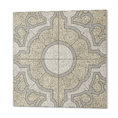Panou decorativ pătrat Model de mozaic cu detalii decorative