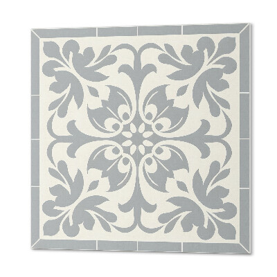 Panou decorativ bucatarie pătrat Motiv vegetal pe gresie