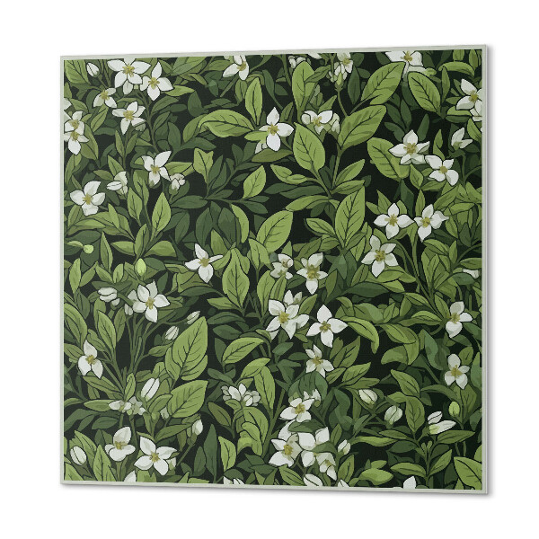 Panou decorativ pătrat Compoziția plantelor florale