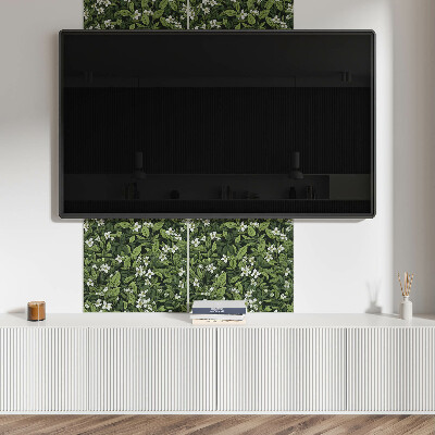 Panou decorativ pătrat Compoziția plantelor florale