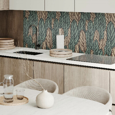 Panou decorativ pătrat Model de frunze