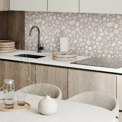 Panou decorativ bucatarie pătrat Farmecul pietrelor naturale