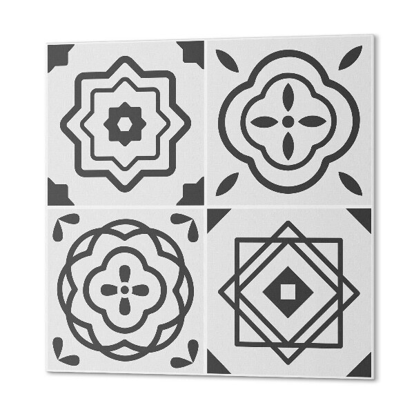 Panou decorativ pătrat Modele în pătrate geometrice