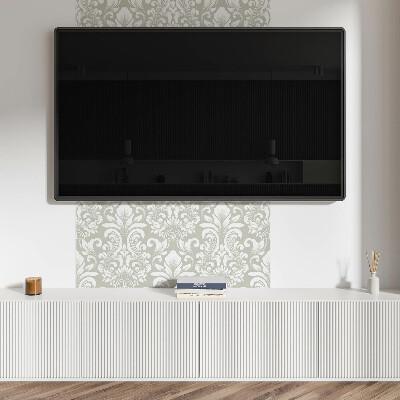 Panou decorativ bucatarie pătrat Modele decorative de plante cu ornamente