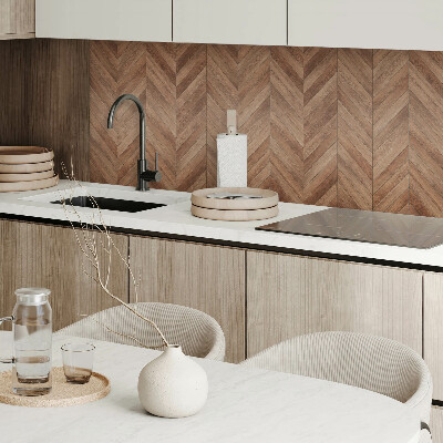 Panou decorativ bucatarie pătrat Model elegant în oase