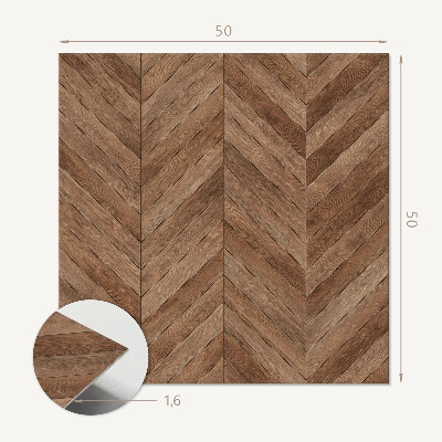 Panou decorativ bucatarie pătrat Model elegant în oase