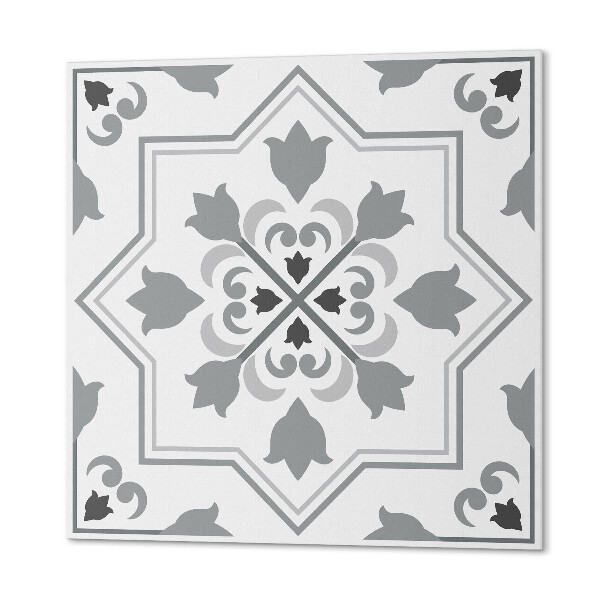 Panou decorativ pătrat Accente florale într-o ediție elegantă