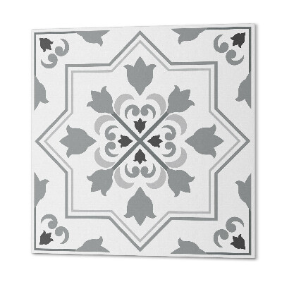 Panou decorativ pătrat Accente florale într-o ediție elegantă