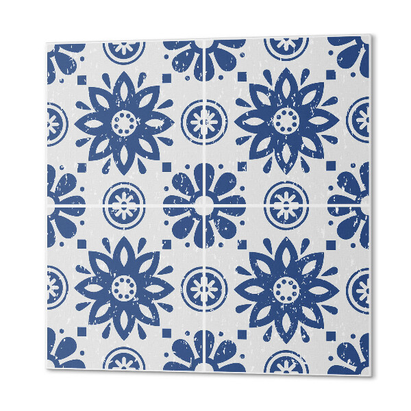 Panou decorativ pătrat Imprimeu floral