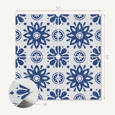 Panou decorativ pătrat Imprimeu floral