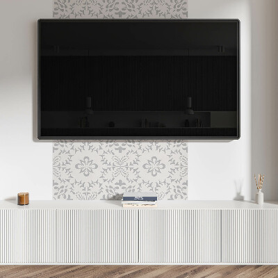 Panou decorativ bucatarie pătrat Design floral cu detalii expresive