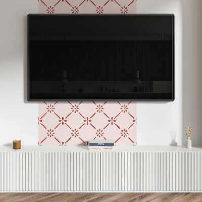Panou decorativ bucatarie pătrat Model floral clasic