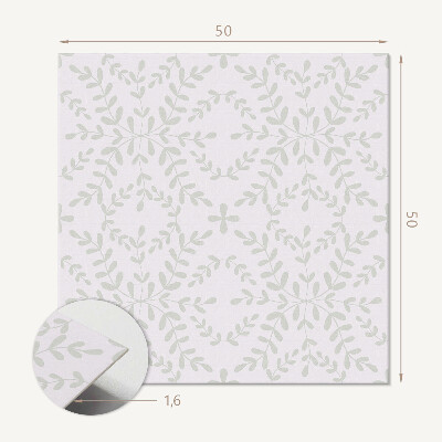 Panou decorativ pătrat Un motiv floral sofisticat
