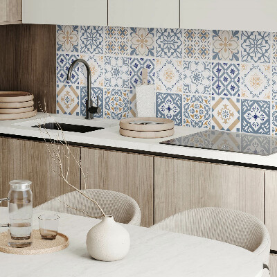 Panou decorativ pătrat Mozaic elegant într-un model de grilă