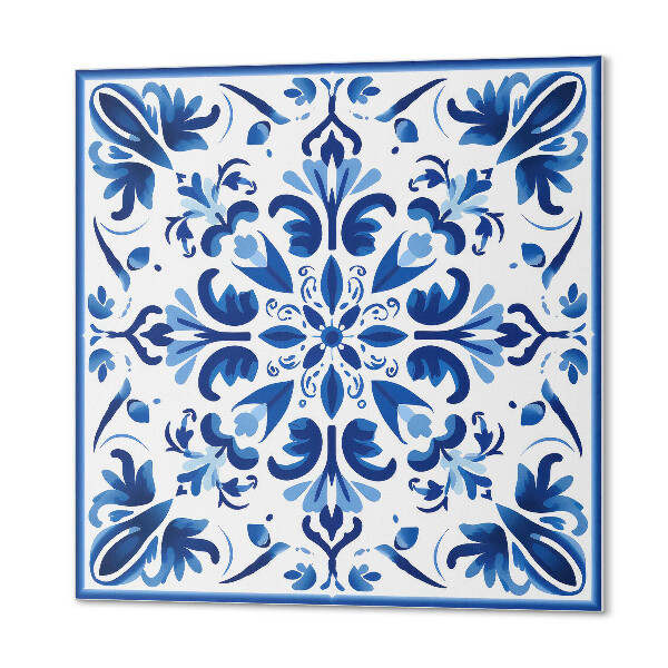 Panou decorativ pătrat Motiv floral elegant în echilibru