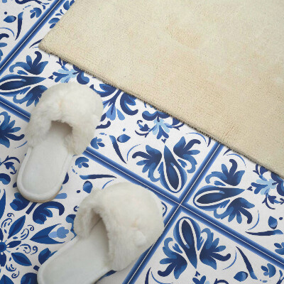 Panou decorativ pătrat Motiv floral elegant în echilibru
