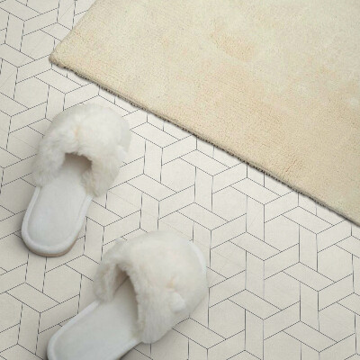 Panou decorativ bucatarie pătrat Geometrie în stil hexagonal