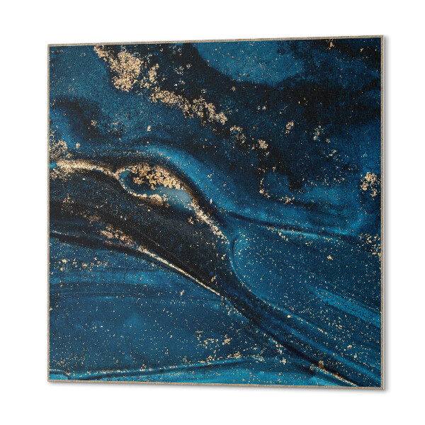 Panou decorativ bucatarie pătrat Abstracția sub formă de valuri