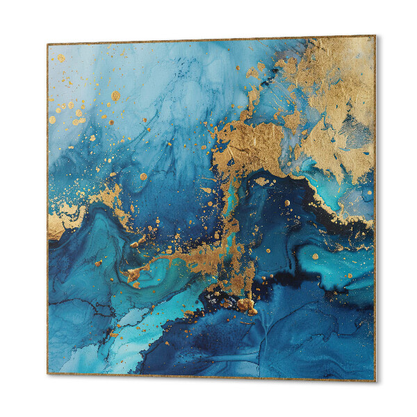 Panou decorativ bucatarie pătrat Abstracție inspirată de apă