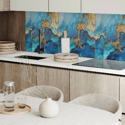 Panou decorativ bucatarie pătrat Abstracție inspirată de apă