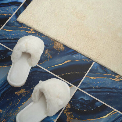 Panou decorativ bucatarie pătrat Model ondulat în stil abstract