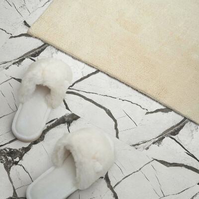 Panou decorativ pătrat Model de marmură cu vene subtile