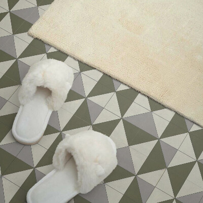 Panou decorativ pătrat Design cu triunghiuri într-un stil geometric
